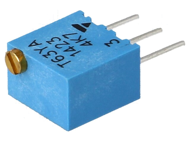 Potentiometer: montage-; liggend,meerslagen; 4,7kΩ; 250mW; ±10% Potentiometer: montage-; liggend,meerslagen; 4,7kΩ; 250mW; ±10%